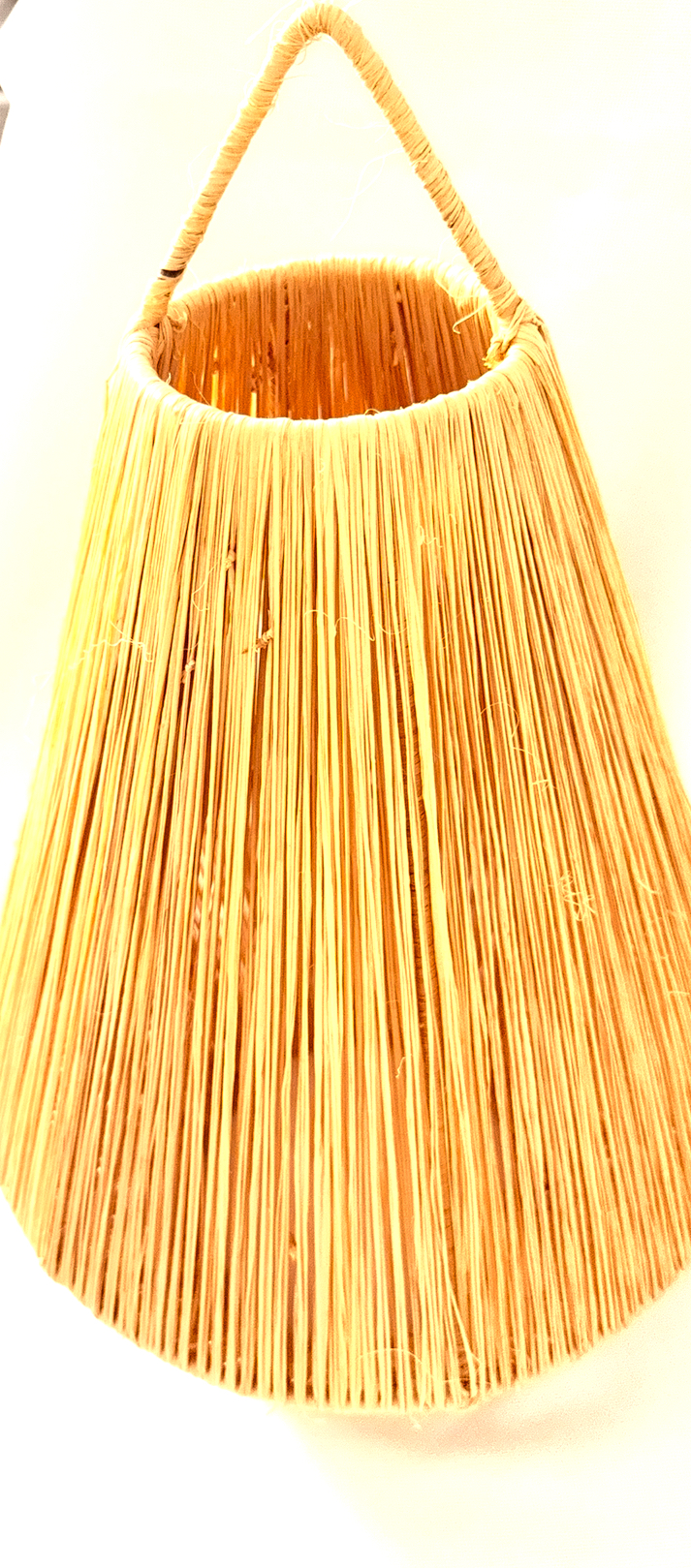 Stratus- Abat-jour en raphia - fabrication artisanale marocaine